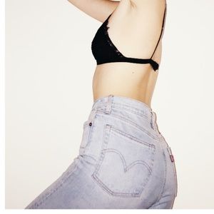 Levi’s wedgie icon high waisted straight jeans